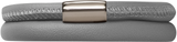 Grey Leather Bracelet - Endless Jewelry 12103