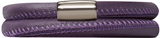 Purple Leather Bracelet - Endless Jewelry 12106