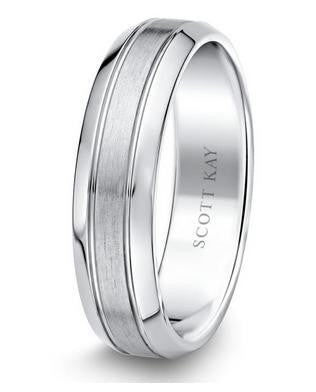 Men's Luminaire Gold Wedding Ring - Scott Kay