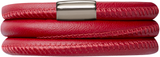 Red Leather Bracelet - Endless Jewelry 12107
