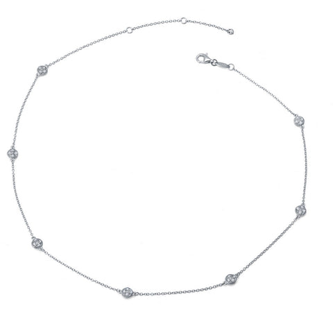 Dots Station Necklace - Lafonn 9N014CLP18