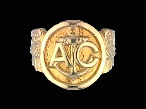 Lg 14kt Air Crew Ring